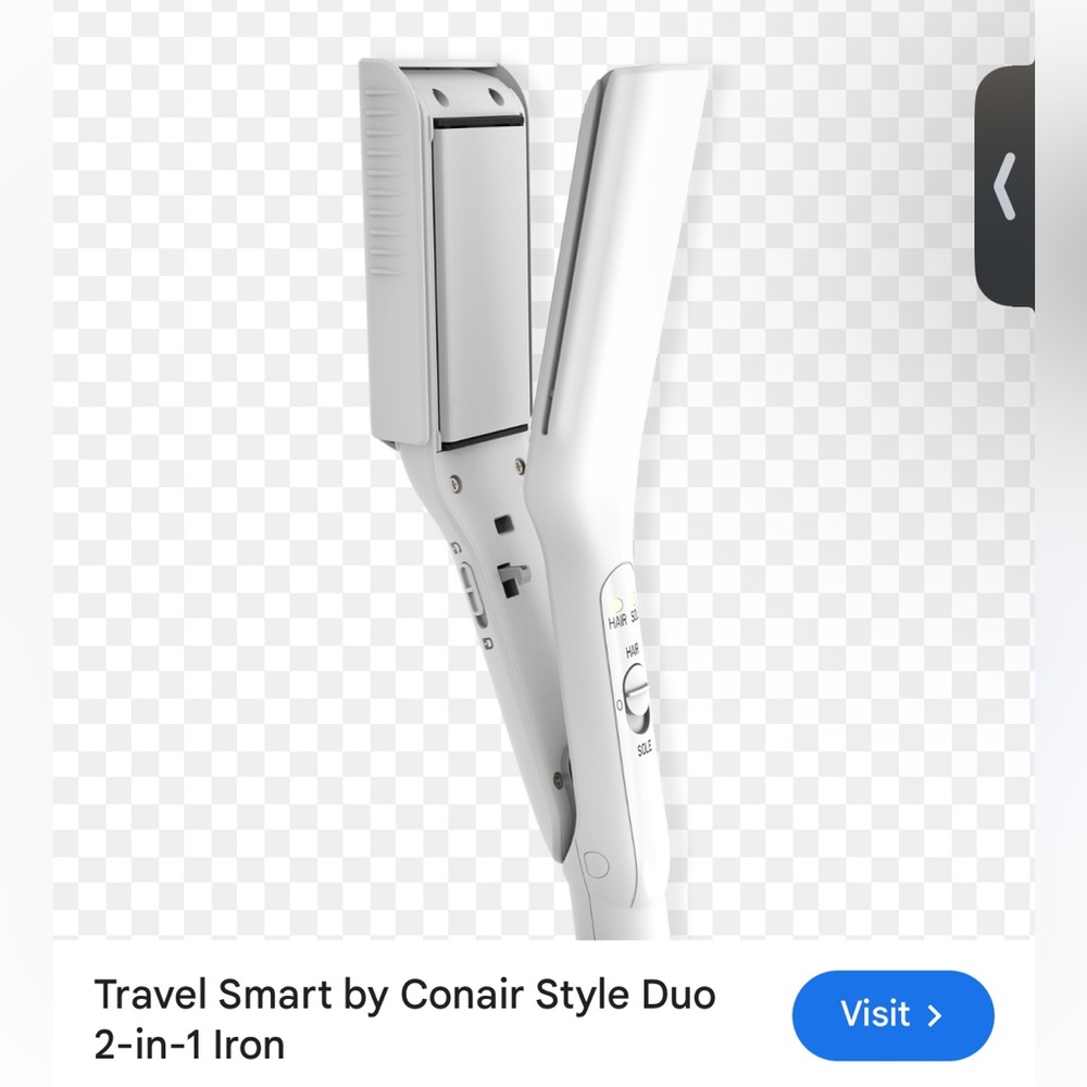 Conair Style Duo Hair and Clothing Iron
